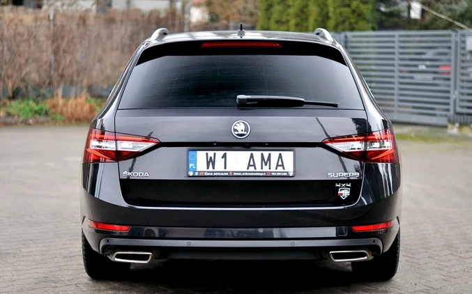 Skoda Superb cena 91500 przebieg: 181000, rok produkcji 2018 z Płock małe 704